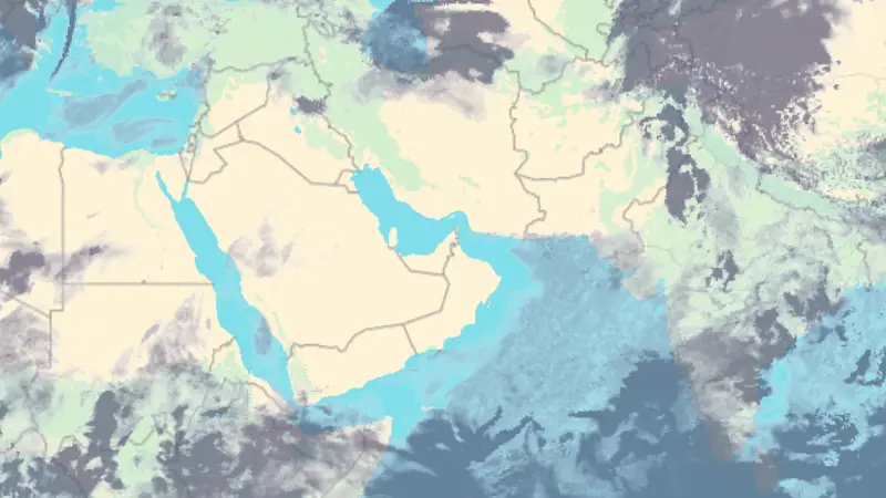 ढग weather map