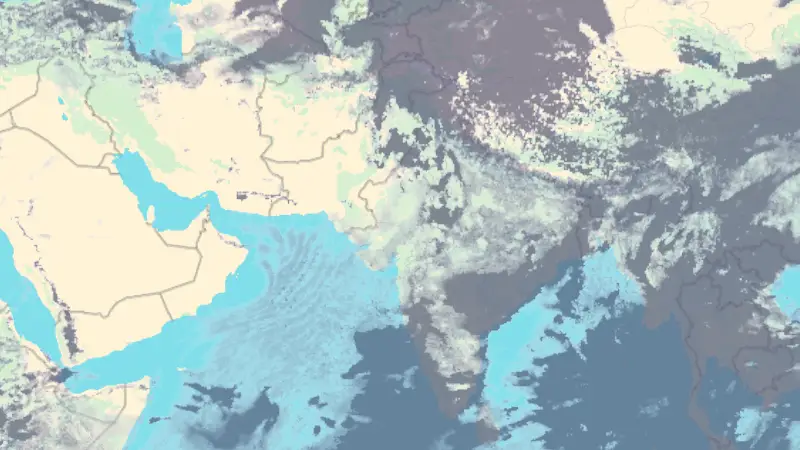 Clouds weather map