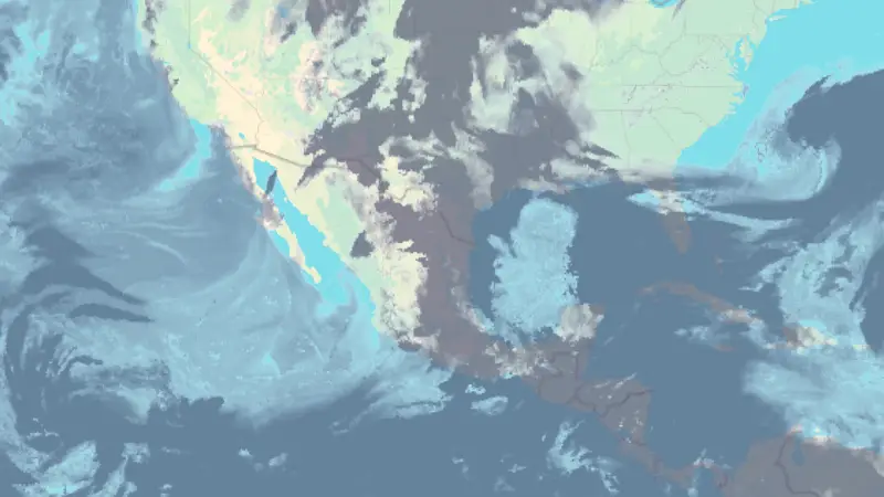 Felhőzet weather map