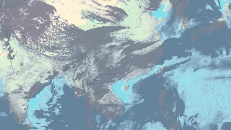 Clouds weather map