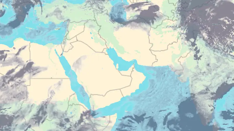 Clouds weather map