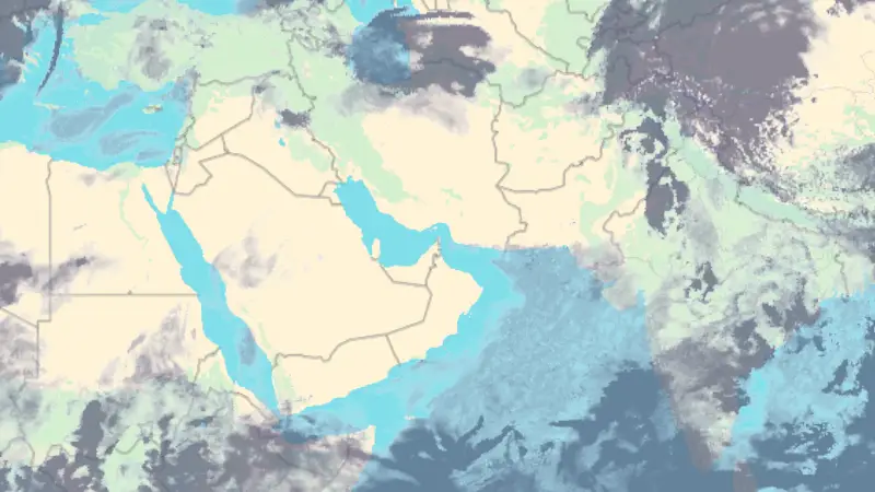Clouds weather map