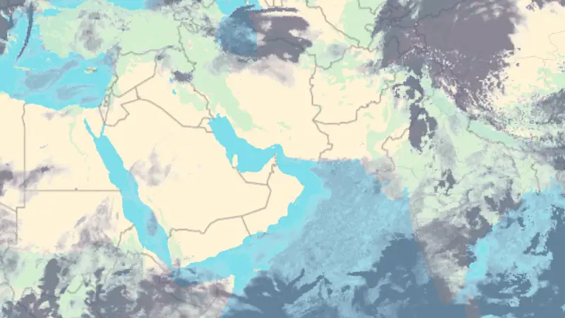 Clouds weather map