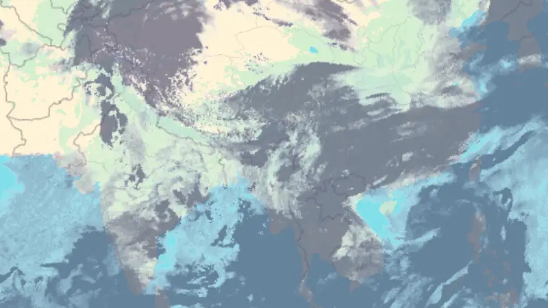 Nuvolosità weather map