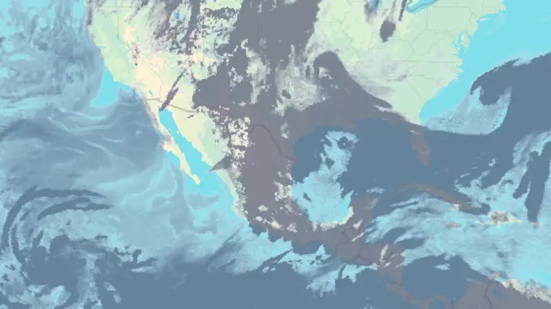 Felhőzet weather map