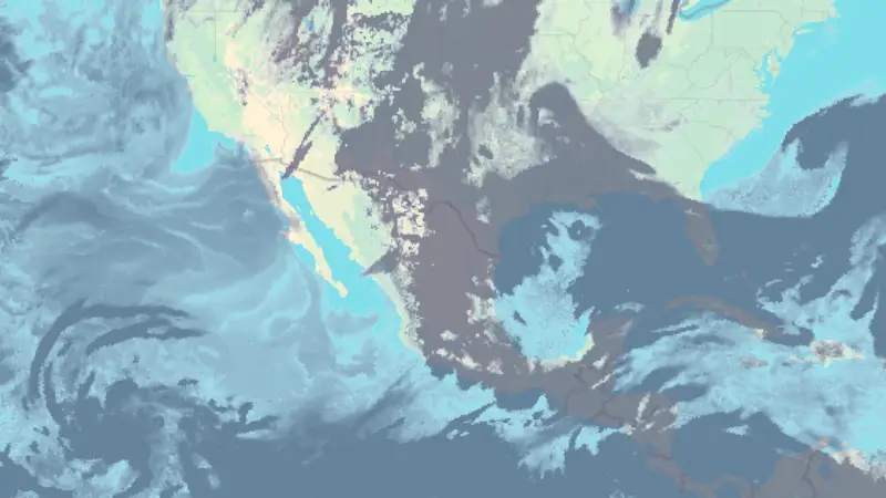 Molnighet weather map