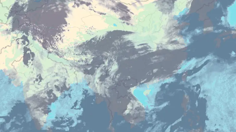 Nébulosité weather map