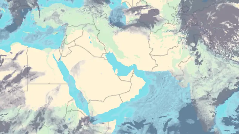 Clouds weather map