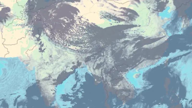 Clouds weather map