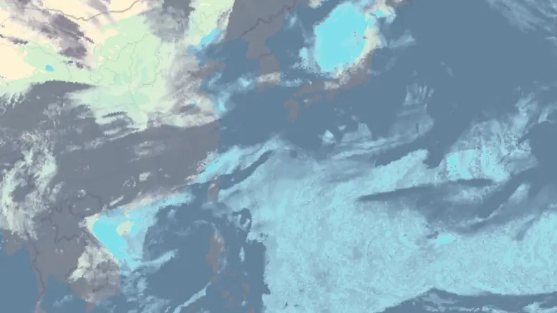 雲量 weather map
