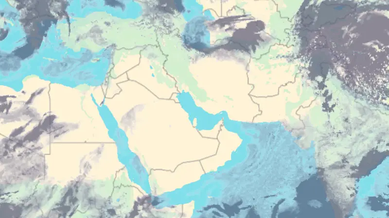 Clouds weather map