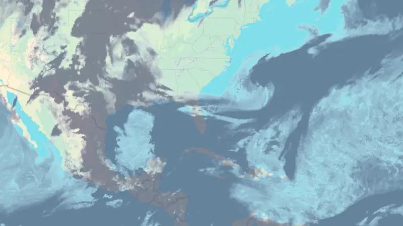 Clouds weather map
