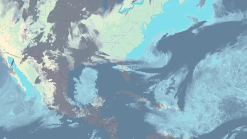 Clouds weather map