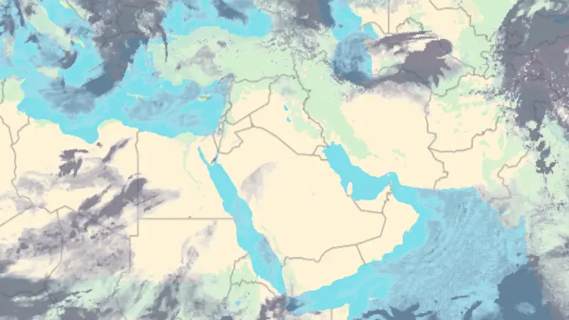 Clouds weather map