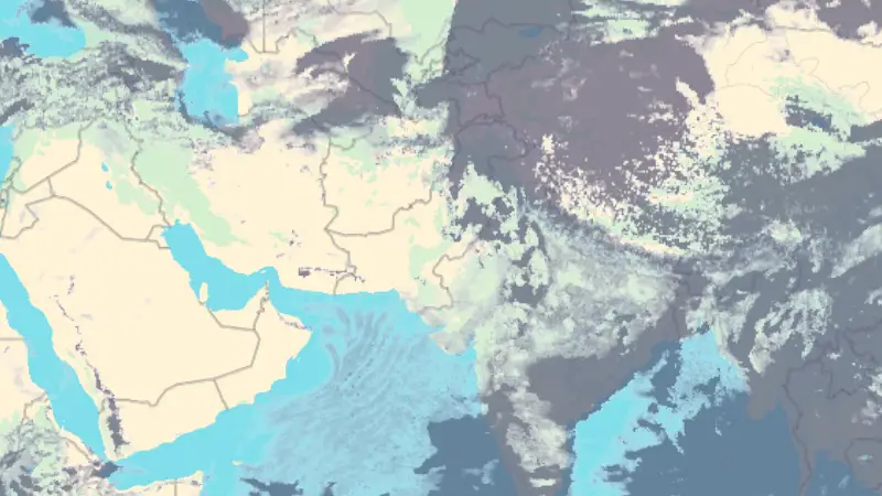 Clouds weather map