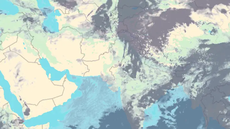 Clouds weather map