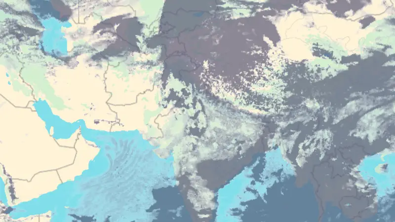 Clouds weather map
