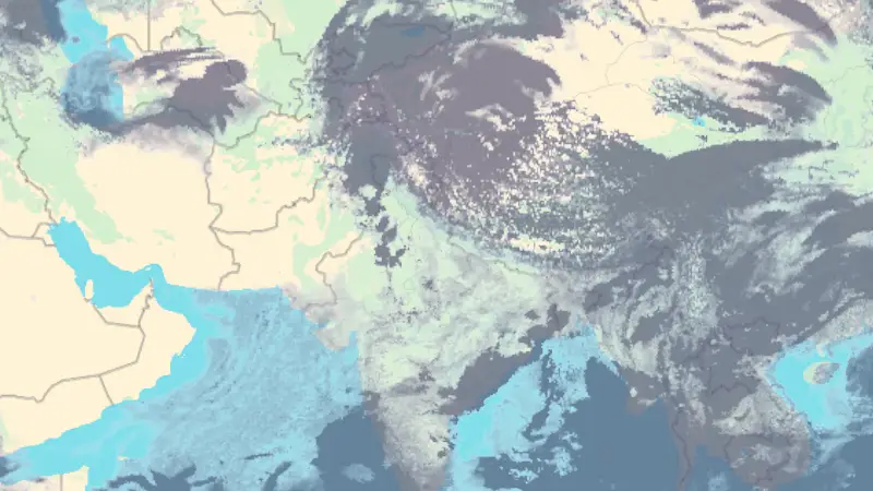 Zachmurzenie weather map