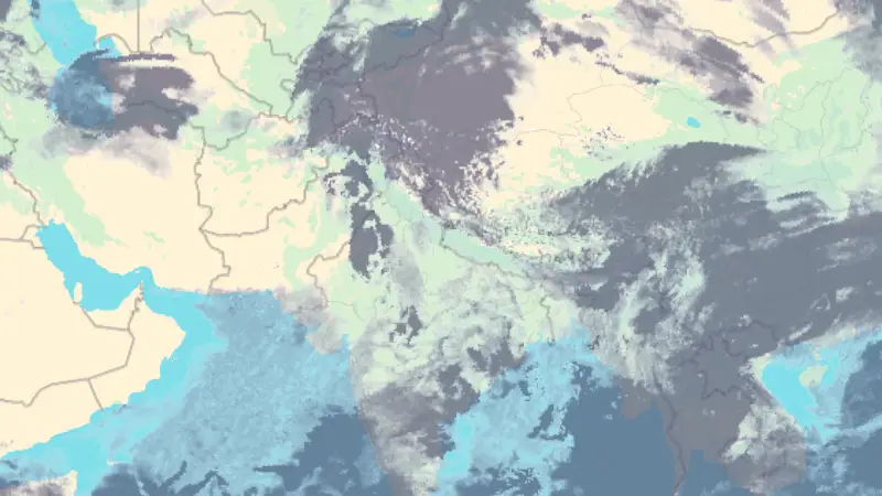 Zachmurzenie weather map
