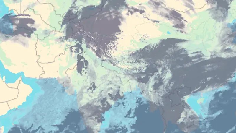 Oblačnost weather map