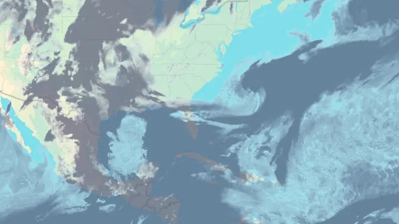 Clouds weather map