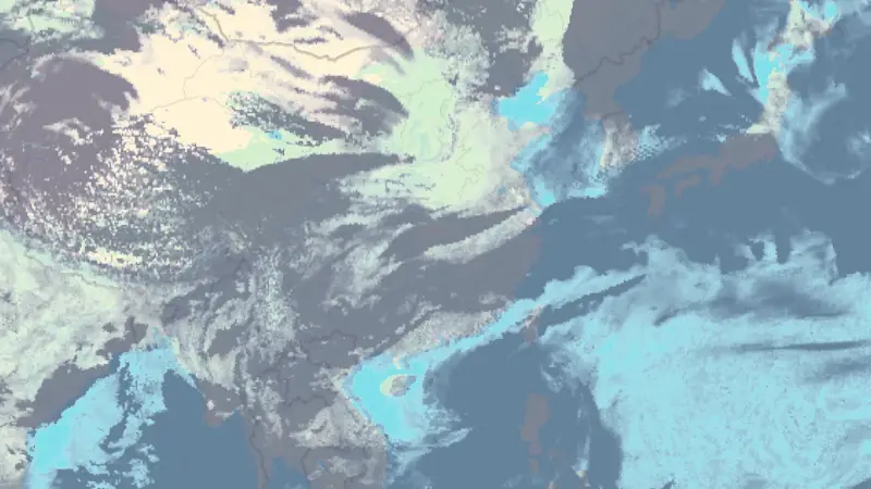 Clouds weather map