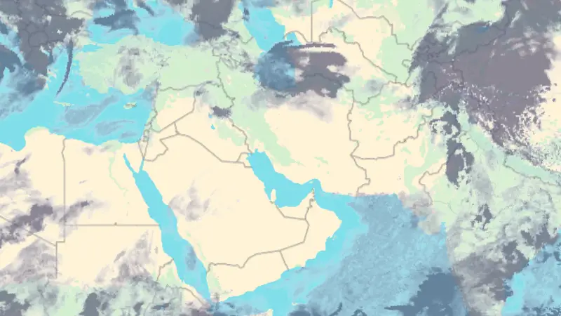 Clouds weather map