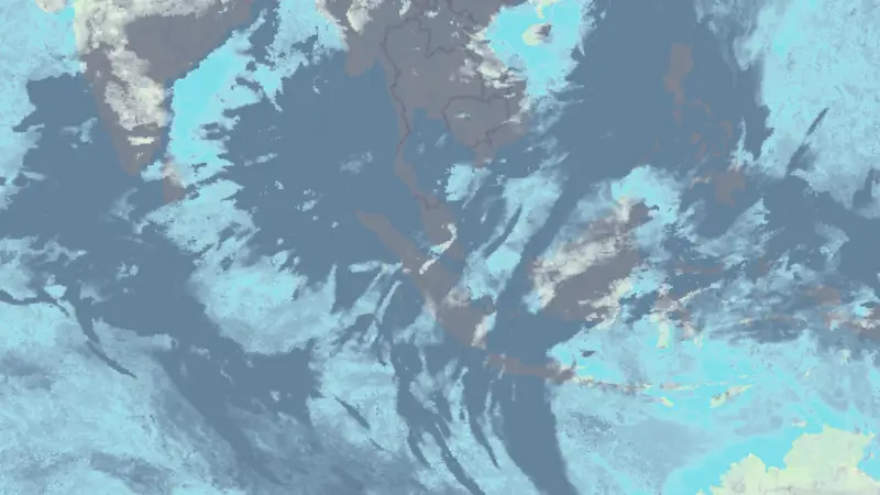 Clouds weather map
