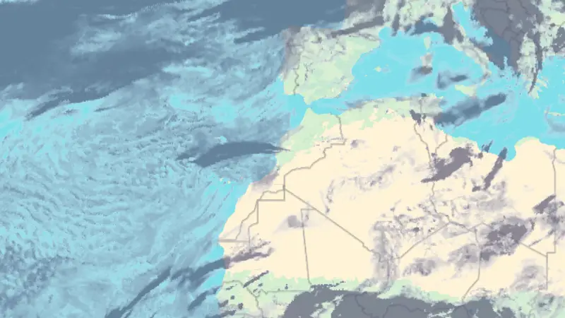 Nebulozitate weather map