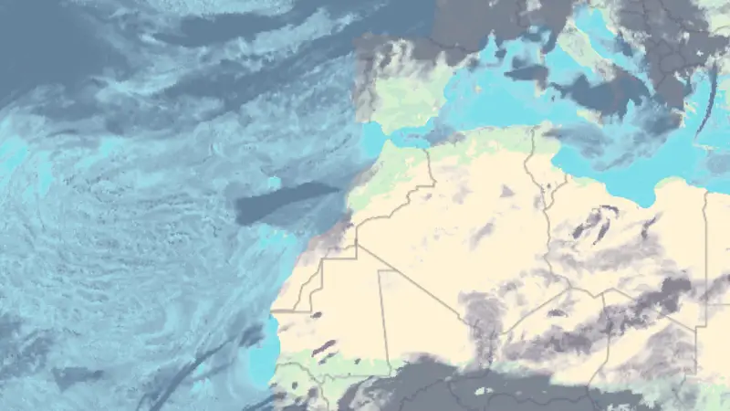 Nebulozitate weather map