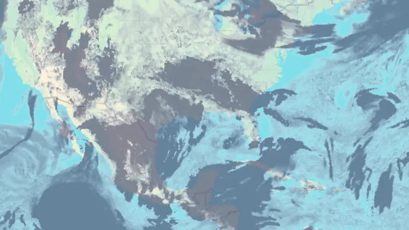 Bewolking weather map