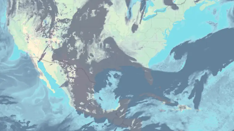 Clouds weather map