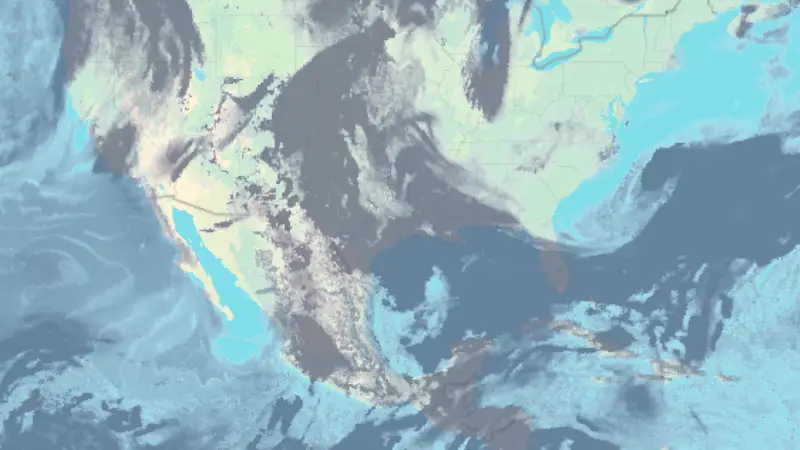 Clouds weather map