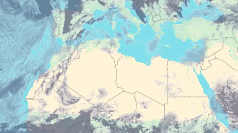 Mākoņainība weather map