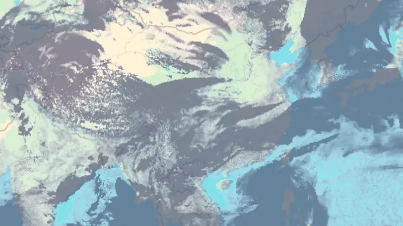 Nebulozitate weather map