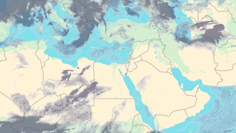 Oblačnost weather map
