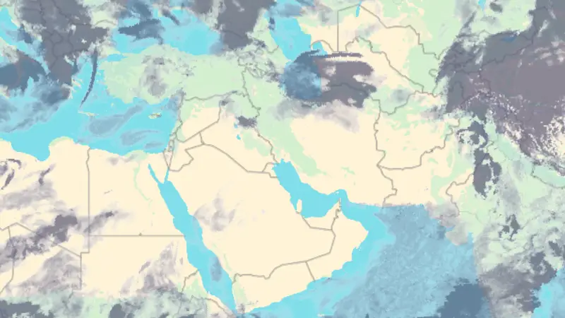 Nebulozitate weather map