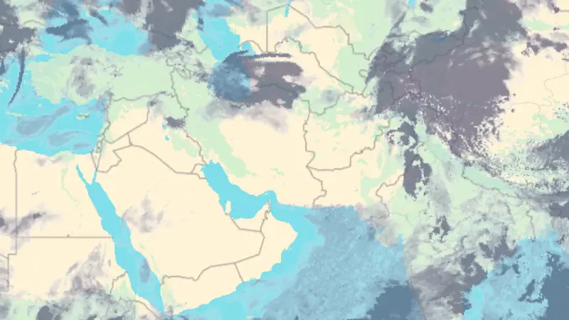 Nubosidad weather map