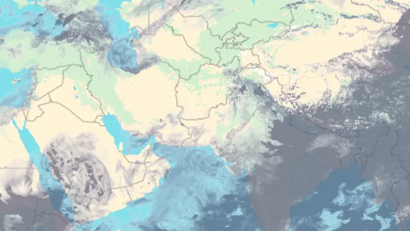 Skyer weather map