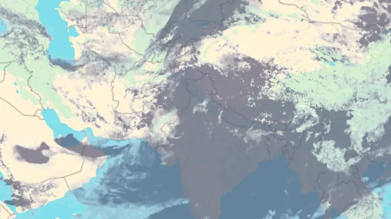 Oblačnost weather map