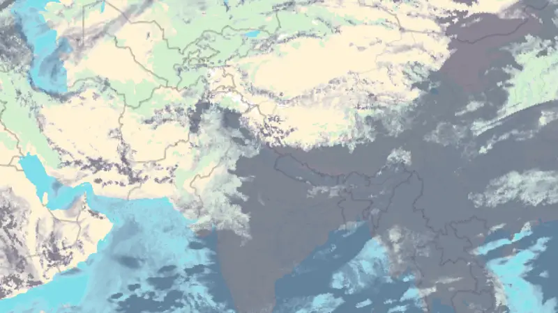 Nebulozitate weather map