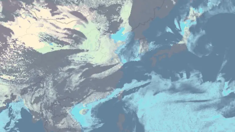 Clouds weather map