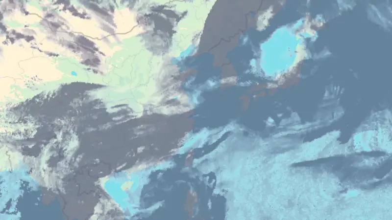 Nébulosité weather map