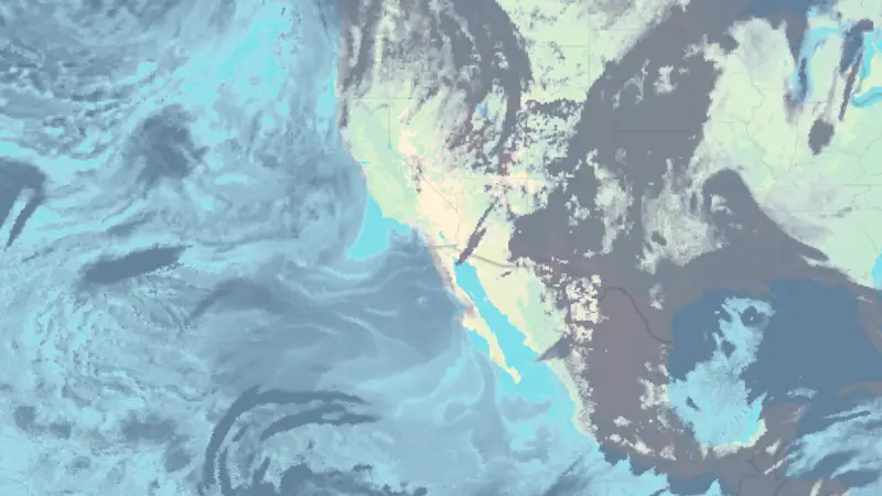 Nébulosité weather map
