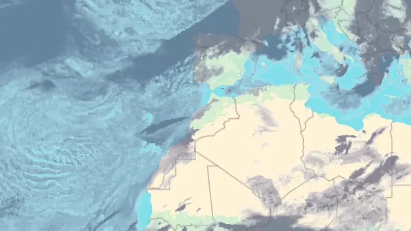 Skydekke weather map