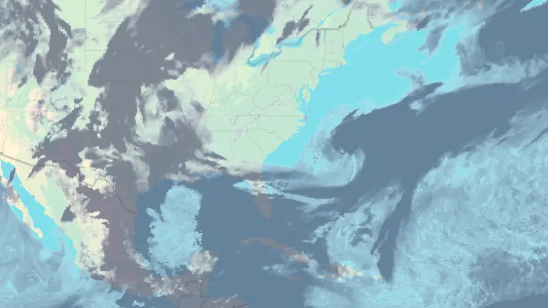 Clouds weather map