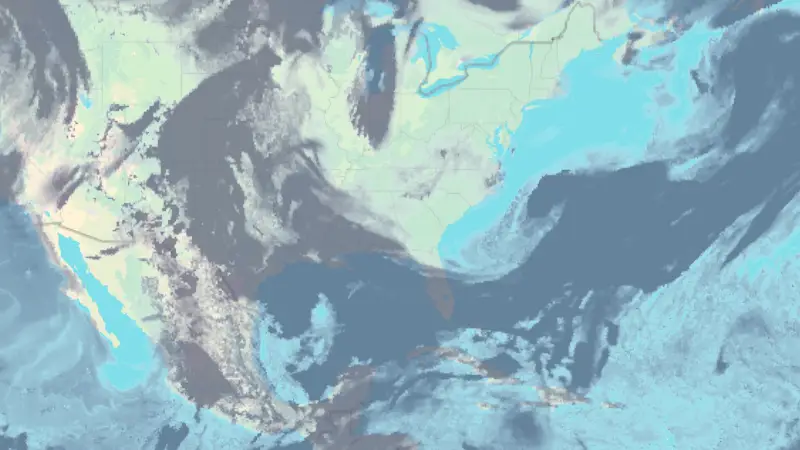 Clouds weather map