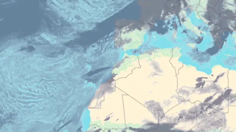 Zachmurzenie weather map