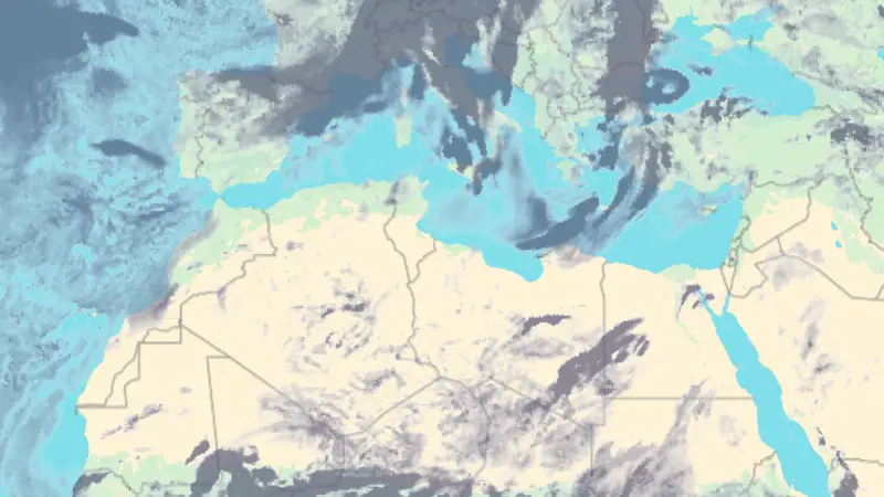 ابر weather map