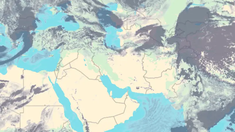Clouds weather map